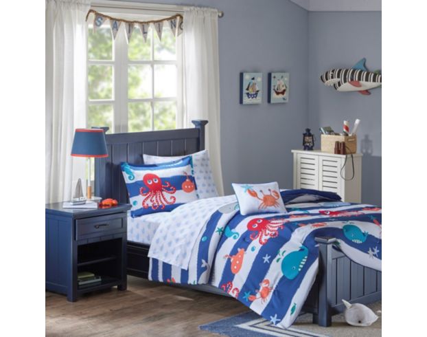 Hampton Hill Sealife 6-Piece Twin Comforter/Sheet Set large image number 1