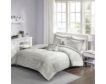 Hampton Hill Zoey Grey/Silver 4-Piece Twin Comforter Set small image number 1