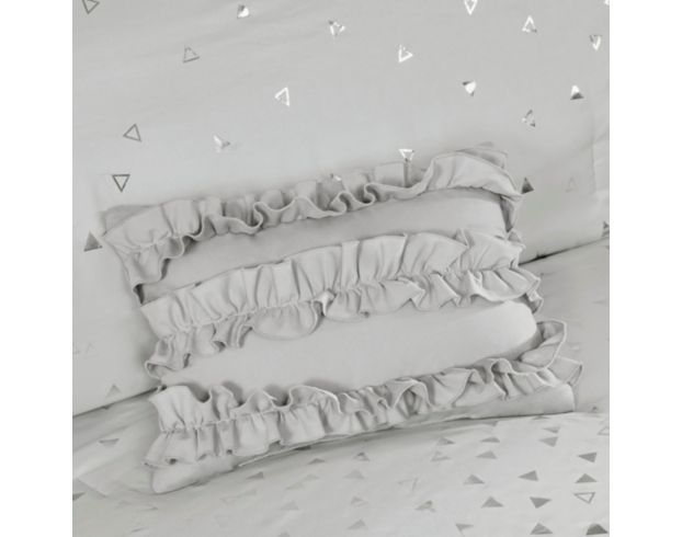 Hampton Hill Zoey Grey/Silver 4-Piece Twin Comforter Set large image number 2
