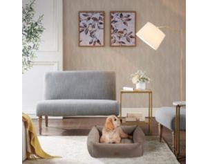 Hampton Hill Brown Bolster Pet Bed