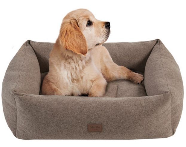 Hampton Hill Brown Bolster Pet Bed large image number 3