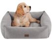 Hampton Hill Gray Bolster Pet Bed small image number 3