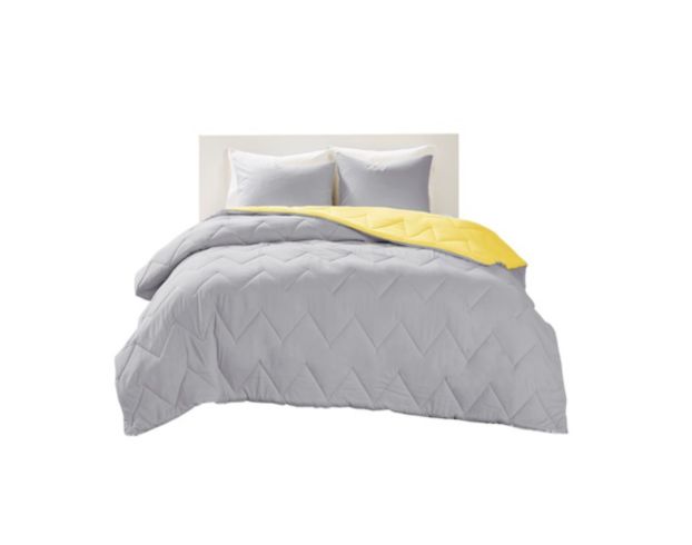 Hampton Hill Trixie Yellow 3-Piece Full/Queen Comforter Set large image number 2