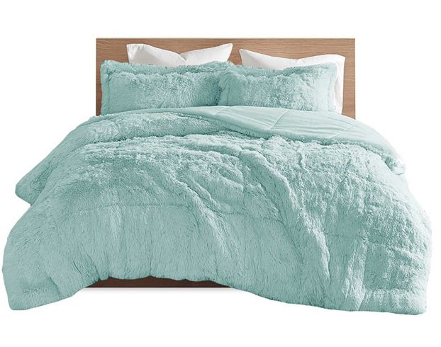 Hampton Hill Malea 3-Piece Aqua Full/Queen Comforter large image number 1