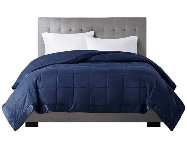 Hampton Hill Windom Navy Twin Blanket Homemakers