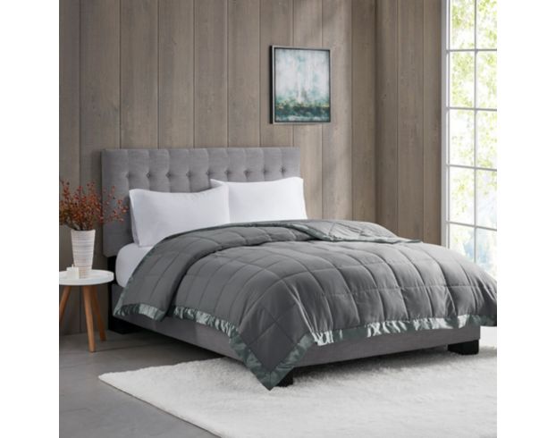 Hampton Hill Windom Charcoal Full/Queen Blanket large image number 2