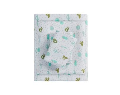 Hampton Hill Cactus 4-Piece Full Sheet Set