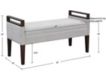 Hampton Hill Sloane Accent Bench small image number 8
