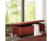 Hampton Hill Shandra Tufted Red Storage Bench small image number 4