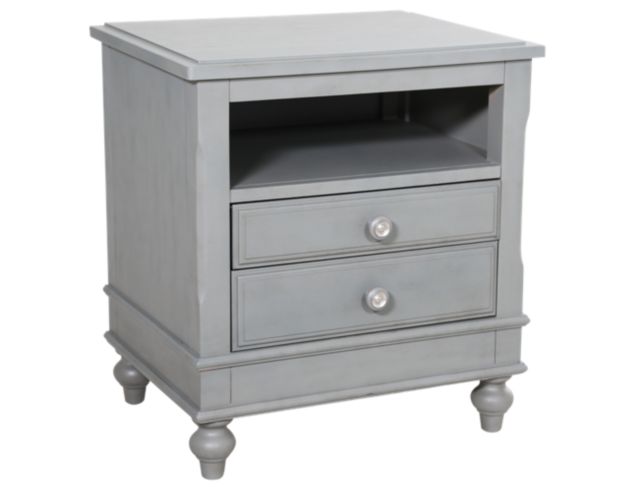 Hillsdale Furniture Lake House Gray Nightstand large image number 1