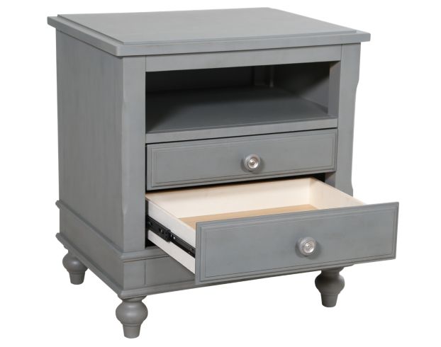 Hillsdale Furniture Lake House Gray Nightstand large image number 2