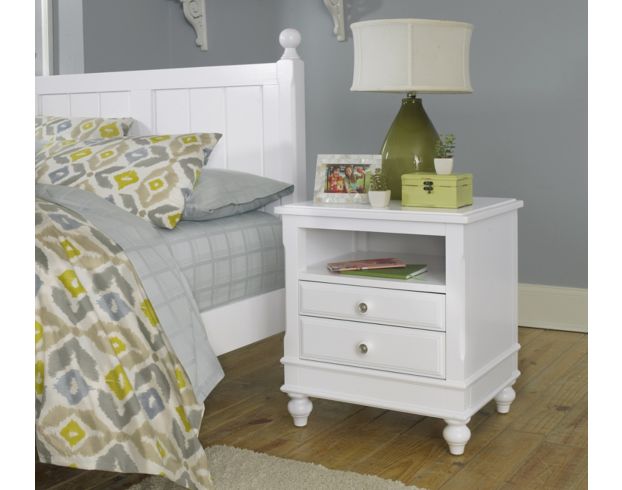 Hillsdale Furniture Lake House White Nightstand large image number 2