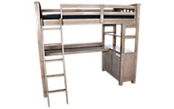 Hillsdale Furniture Highlands Storage Loft with Desk & Chest