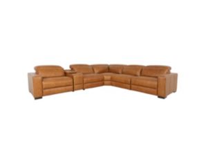 Alexander Home 8932 Collection Genuine Leather 6-Piece Power Reclining Sectional