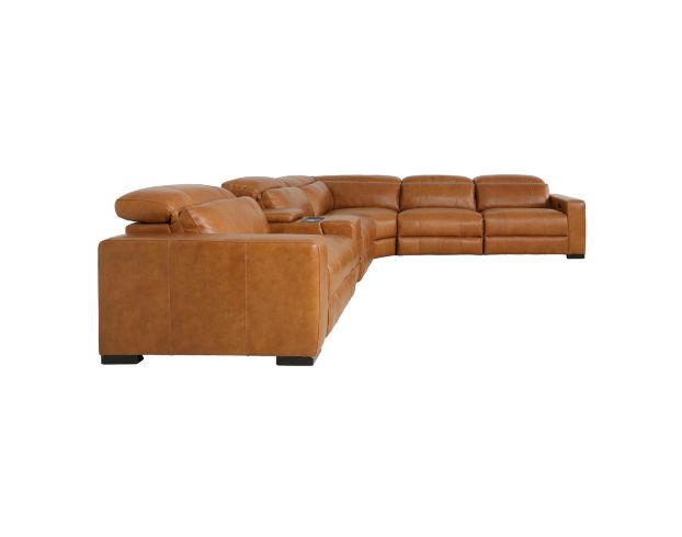 Alexander Home 8932 Collection Genuine Leather 6-Piece Power Reclining Sectional large image number 4