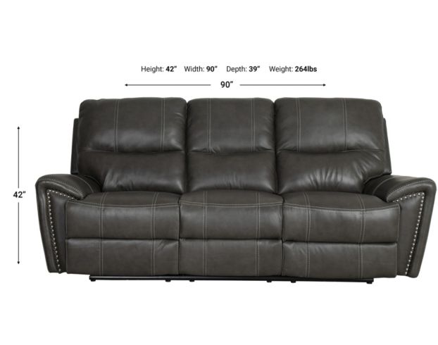 H317 1552 Collection Leather Power Reclining Sofa large image number 7