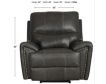 H317 1552 Collection Leather Power Recliner small image number 7