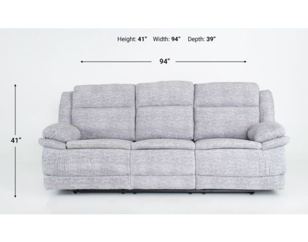 H317 1018 Collection Dove Reclining Sofa large image number 12