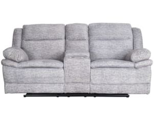 H317 1018 Collection Dove Reclining Loveseat with Console