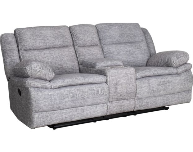 H317 1018 Collection Dove Reclining Loveseat with Console large image number 2