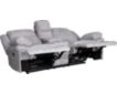 H317 1018 Collection Dove Reclining Loveseat with Console small image number 3