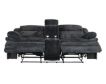 H317 1018 Collection Ebony Reclining Loveseat with Console small image number 2