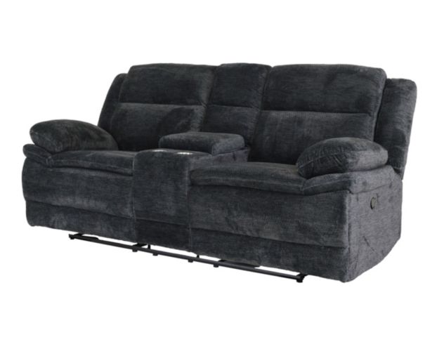 H317 1018 Collection Ebony Reclining Loveseat with Console large image number 4