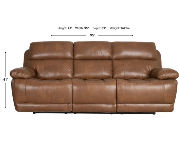 H317 2397 Collection Leather Power Reclining Sofa large image number 7