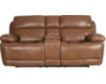 H317 2397 Collection Leather Power Reclining Loveseat with Console small image number 1