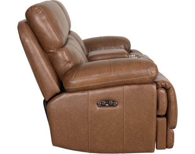 H317 2397 Collection Leather Power Reclining Loveseat with Console large image number 4