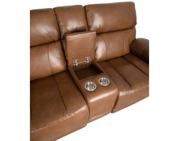 H317 2397 Collection Leather Power Reclining Loveseat with Console large image number 7