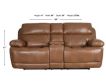 H317 2397 Collection Leather Power Reclining Loveseat with Console small image number 9