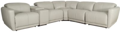 H317 9005 Collection 6-Piece Leather Power Reclining Sectio