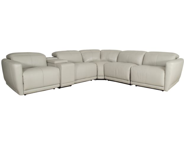 H317 9005 Collection 6-Piece Leather Power Reclining Sectional large image number 1