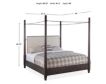 Hooker Furniture Big Sky King Upholstered Canopy Bed small image number 6