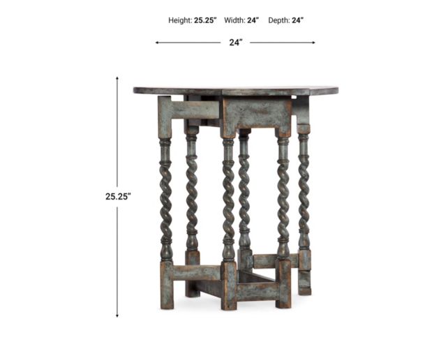 Hooker Furniture Prause Gate Bluebonnet Leg Round Extendable Table large image number 9