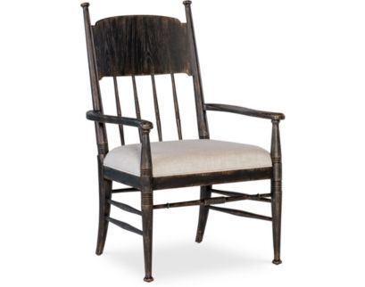 Hooker Furniture Americana Molasses Upholstered Dining Arm Chair