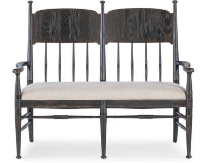 Hooker Furniture Americana Molasses Upholstered Dining Bench