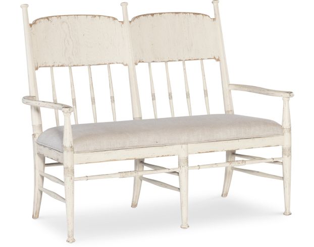 Hooker Furniture Americana Daisy White Upholstered Dining Bench large image number 2