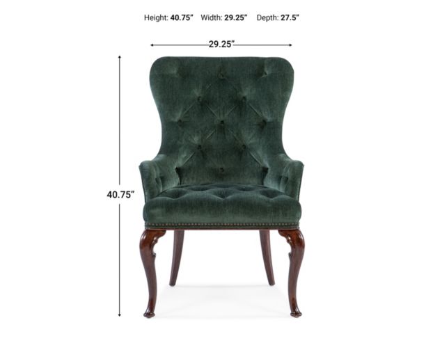 Hooker Furniture Charleston Venice Pine Upholstered Host Chair large image number 5