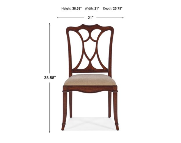 Hooker Furniture Charleston Maraschino Cherry Upholstered Dining Chair large image number 5