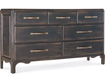 Hooker Furniture Americana Black 7-Drawer Dresser