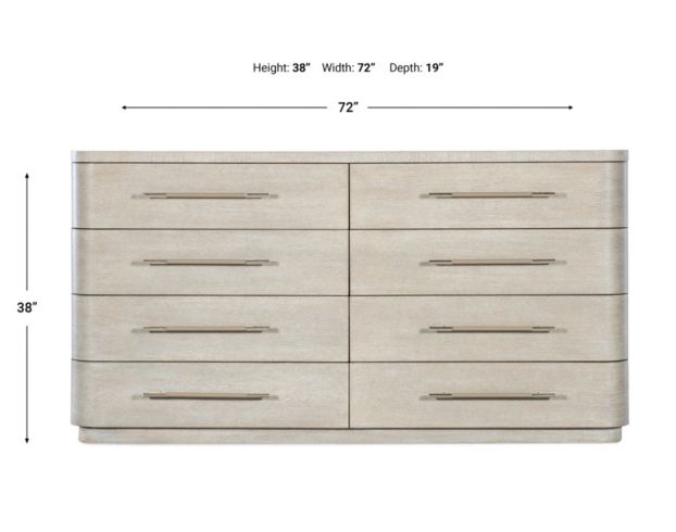 Hooker Furniture Modern Mood Diamond 8-Drawer Dresser large image number 5