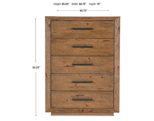 Hooker Furniture Big Sky 5-Drawer Chest large image number 5