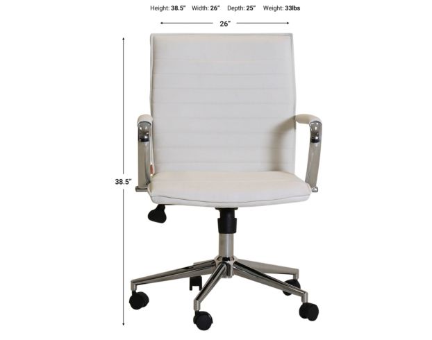 Presidential Seating White Task Chair large image number 5