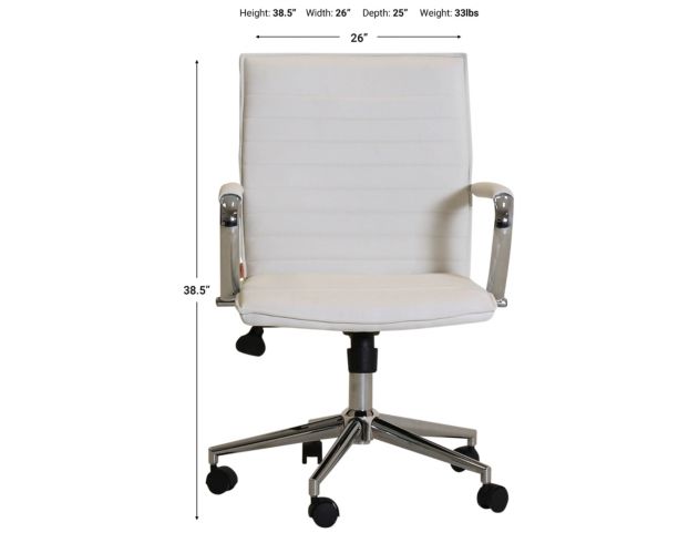 Presidential Seating White Task Chair