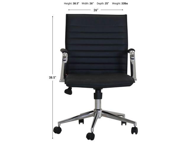 Boss Black Task Chair large image number 5