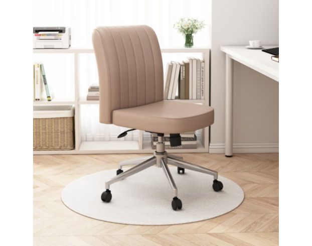 Presidential Seating Boss Leathaire Tan Task Chair large image number 2