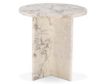 Home Trends And Design Nile Alabaster Marble End Table small image number 1