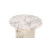 Home Trends And Design Nile Alabaster Marble End Table small image number 3